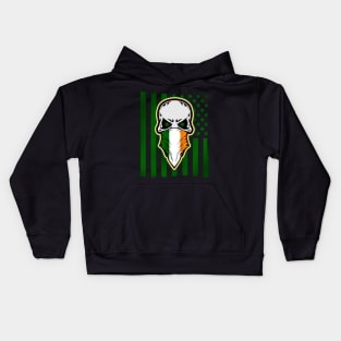 Irish American Skull Kids Hoodie